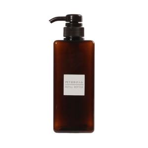 사각 디스펜서 리필용기 650ml브라운 펌프용기