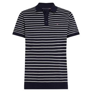 타미힐피거 레귤러핏 니트 폴로카라티 MW0MW37396 네이비/화이트