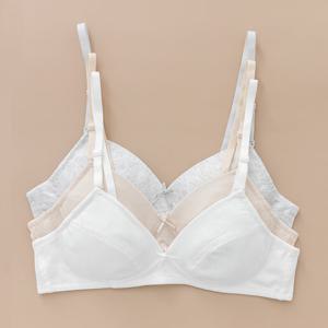 이너쿠키 퓨어 모달 여주니어 2단계 AAA컵 노와이어 브라 IBR3002