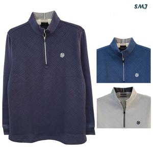 SMJ1843 남자 긴팔 차이나 티셔츠 누빔 중년 남성 긴팔티 갸을 겨울