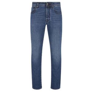 제이콥 코헨 로고 패치 테이퍼드 레그 진 QM004053S4075V1 200D TP949135235