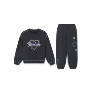 MLB키즈 스트릿 하트 아트웍 여아 맨투맨세트 (7FS2H035650CGS)