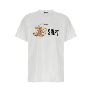 모스키노 반팔 티셔츠 524107281001 White