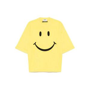 모스키노 반팔 티셔츠 554107171027 Yellow