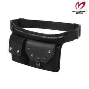 마스터바니  (421E3BG111) 여성 스터드 플랩 포켓 미니 벨트백