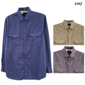 SMJ1385 남성 긴팔 남방 남자 면남방 편한 남방 봄 가을
