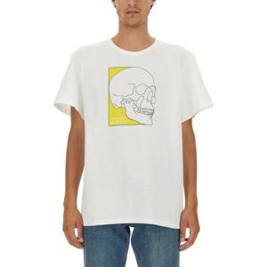 알렉산더 맥퀸 반팔 티셔츠 759448 QVZ300900 WHITE