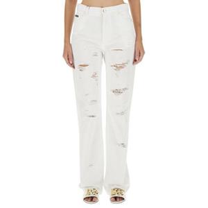 돌체앤가바나 데님 팬츠 FTCGND G8JQ3S9001 WHITE