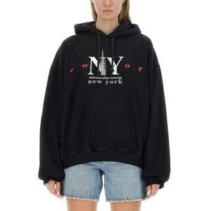 알렉산더 왕 긴팔 티셔츠 UDC4231611 011 BLACK