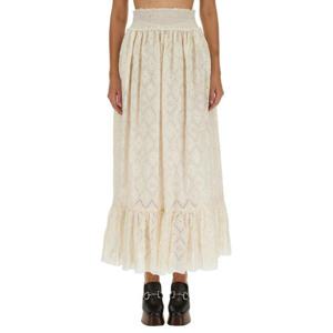 구찌 롱 스커트 752594 ZANX59783 IVORY