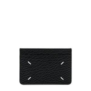 메종마르지엘라 SA1VX0005 P4455 T8013 블랙 스티치 카드 지갑