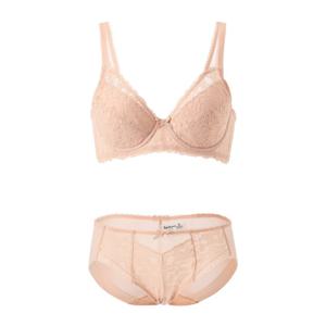 [바바라(언더웨어)]풀컵 플로럴 레이스 홑겹 브라ABR4447-DG