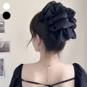 빅사이즈 쉬폰 주름 집게핀 ELH-040 빅사이즈집게핀