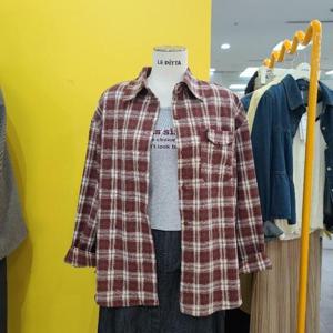 르피타 DP01 반후다포켓체크셔츠 L254BSHA55