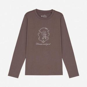 뱅뱅 HC07 여성 액자여인 프린팅 긴팔티셔츠 NTL703