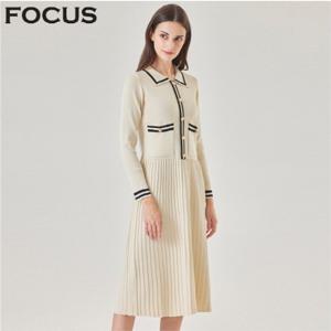 [포커스]포커스 진주버튼플리츠니트롱원피스_VF3F3OP3581