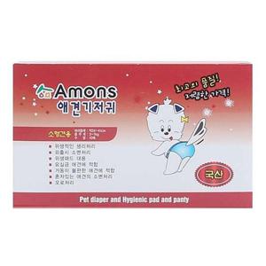 애견패드 아몬스 애견기저귀 소형 10매 강아지 애견 화장실