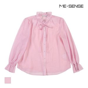 [미센스][미센스] 리본프릴 블라우스_MB43BLM106Z (P003451632)
