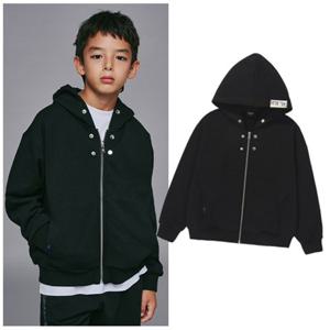 블루테일2 AZH7JP01BK 주니어 남아 여아 블랙 기모 후드집업 점퍼 초등 고학년