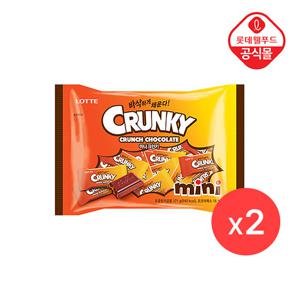 [롯데] 미니 크런키 171g X 2개입