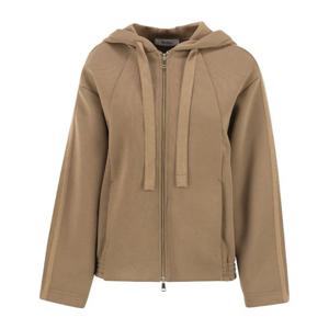 막스마라 코튼 드로우스트링 후드 집업 2521926039600 003