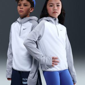 M 나이키키즈긴팔티 OQC HV0197-100 주니어 써마 핏 쿼터집 탑