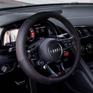 웨이브 천연 가죽 핸들커버 자동차 벤츠 GV80 G90