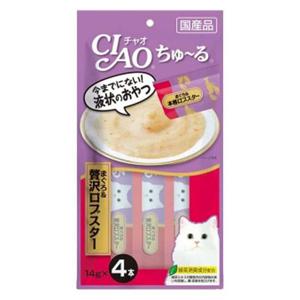 고양이습식간식 고양이 챠오츄르 참치 랍스터 4개입 1P 습식 간식