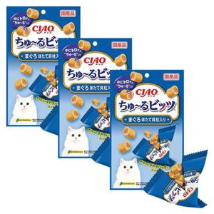 반려묘간식 고양이 츄르 비츠 참치 관자 36g 3P 반려묘 스낵 간식