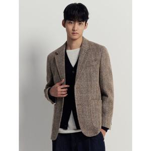 [빈폴멘] 해리스 트위드 헤링본 윈도우체크 재킷  베이지 (BC5911C11A)