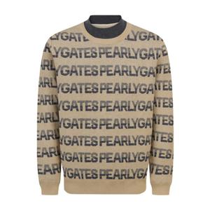 [파리게이츠] (511E4SR323)남성 배색 하이넥 로고 방풍 니트