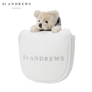 [세인트앤드류스] 공용 후드 테디베어 말렛형 퍼터 커버 831E1CVA04_WH