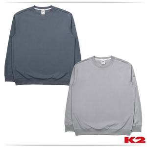 케이투 KMU23254US 가을 행사 남성 심플 그래픽 우븐 맨투맨 티셔츠