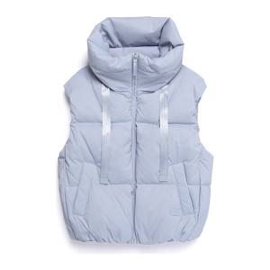 내셔널지오그래픽 N254WDV041 여성 하이넥 덕다운 베스트 L/BLUE