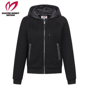 [마스터바니] 여성 엠보 하운드투스 패딩 레이어드 점퍼