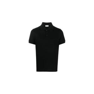 생로랑 로고 자수 반소매 폴로 셔츠 712300YB2OC