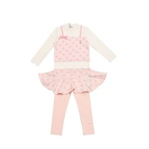 [프렌치캣(백)]핑크 하트 뷔스티에 상하복셋트(Q55DDT300P200)