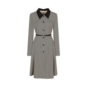 [제이제이 지고트]솔리드 칼라 하운드 투스 원피스GNBM0OP91