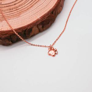 오팔하우스 14k 발바닥 목걸이 OPGN586