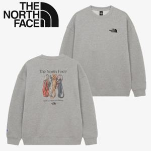 노스페이스 NM5MR55B 남여공용 카라비너 스 셔츠 루즈핏 맨투맨 티셔츠 KR