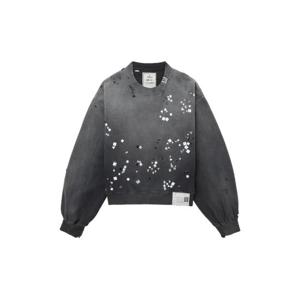 메종미하라야스히로 장식 디스트레스드 스웨트셔츠 B15PO553