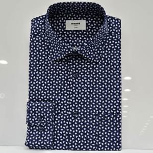 [레노마셔츠]일반핏/긴소매/면100/스퀘어 올오버 프린트 셔츠 RP