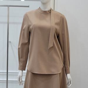 [미니멈]하프넥 타이 블라우스 (MXDAWB1350 KH)_IC