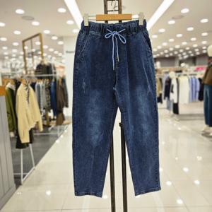 [스테파니]스트링 밴딩 배기청바지/A25DM5701