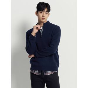 [빈폴멘] 베럴비 반집업 니트 네이비 (BC5X51C62R)