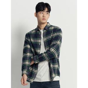[빈폴멘] 브러쉬드 트윌 멀티 체크 셔츠  네이비 (BC5X64C26R)
