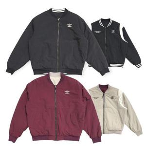 [엄브로] 2025 UQ323CPJ93/리버시블 봄버 패딩자켓/BLK0(블랙),WIN0(와인)