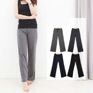 여성 필라테스 운동 홈웨어 허리라인 배색 요가 팬츠 트레이닝복