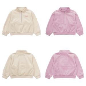 [래핑차일드](모다진주) 코듀로이 벨벳 반집업 85C29-332-70_JJ