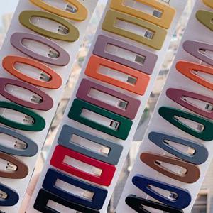 깔끔하고 심플한 데일리 헤어핀 무광 똑딱핀 10p 집게핀